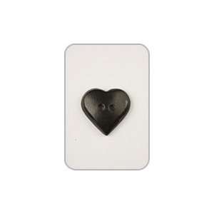 Black Horn Heart Button   Button from Mission Falls