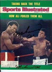 Muhammad Ali signed TWICE SI Cover Full JSA Letter  