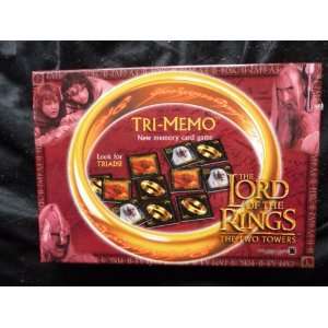   Memory Card Game the Lord of the Rings the Two Towers: Toys & Games