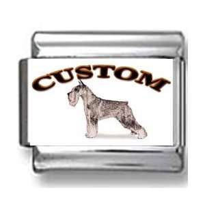 Standard Schnauzer Dog Custom Photo Italian Charm