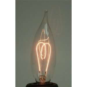  15 Watt Flame Tip Carbon Filament Bulb