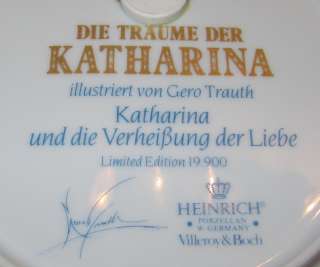 Heinrich Sammelteller V&B Die Träume der Katharina NEU  