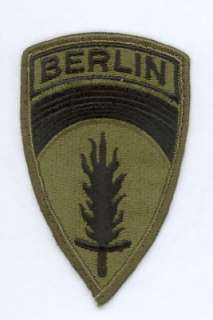 US ARMY BERLIN Command USAB BDU Uniform patch Aufnäher  