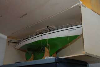 Modellschiff Schiffsmodell Spreizgaffelschoner Atlantis in Berlin 