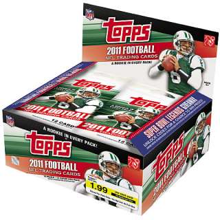 NFL Topps Cards Topps 2011 NFL Retail Trading Cards   16 Pack