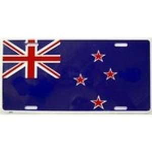 New Zealand Flag License Plate Plates Tags Tag auto vehicle car front