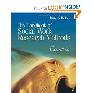  The Handbook of Social Work Research Methods [Paperback 