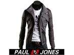 Trendy PJ Mens Slim Fit Jackets Coat Cool Size XS~L fr6  