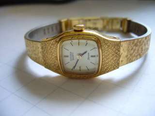 Citizen Vintage Damenuhr Damen Uhr Gold DAU Quartz Neue Batterie in 