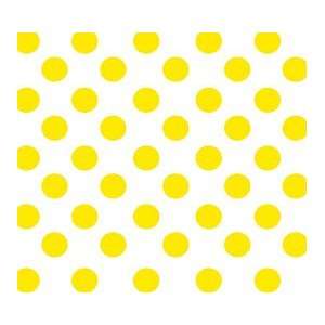  Large Yellow Dots (24w X 100l) Cellophane Roll Health 