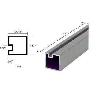   Satin Anodized 72 End Post Extrusion by CR Laurence: Home Improvement