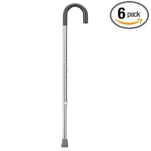  Offset Aluminum Cane with Tab Loc Silencer, Case of 6 