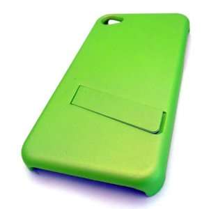  Apple iPhone 4 4g 4s Lime Green Kick Stand Case Hard 