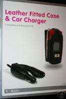 NEW Leather Fitted Case + Car Charger for Samsung t219  