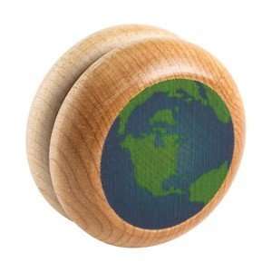  Wooden Earth Yo yo Toys & Games
