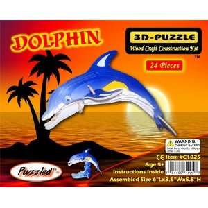  Puzzled AC1025 Assembled Colored Dolphin Toys & Games