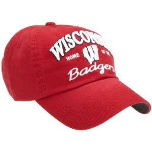  Wisconsin Badgers Batters Up Hat, Red, One Fit