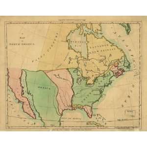  1803 Map of North America