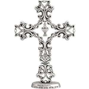    Godson Filigree Cross with Chalice   5 inches