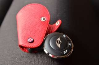   Leather Key Fob for JCW R55 R56 R60 R58 coupe Mini cooper countryman