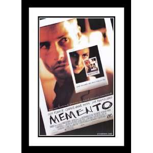 Memento 32x45 Framed and Double Matted Movie Poster   Style A   2000 