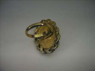 Sarah Coventry OLD VIENNA Antique Look Adjustable Ring  