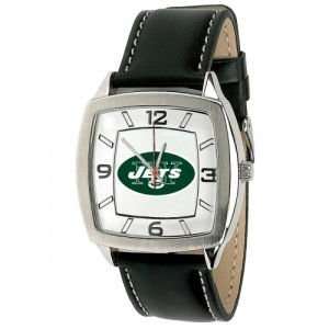  New York Jets Retro Leather Watch