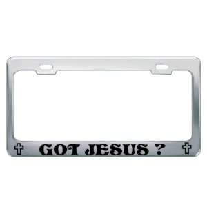 GOT JESUS ? #3 Religious Christian Auto License Plate Frame Tag Holder 