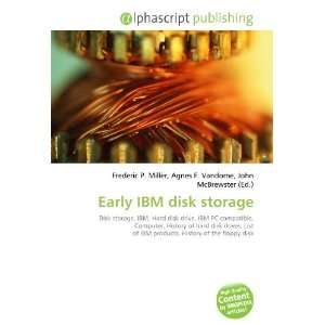  Early IBM disk storage (9786132718556): Books