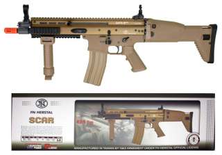 FN Herstal SCAR Electric Airsoft Rifle   Tan  