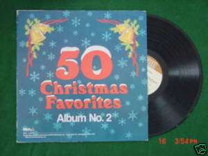 50 CHRISTMAS FAVORITES NO 2 1982 various artists lp  