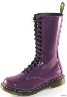 NEW Doc Dr. Martens 1B99 GRAPE Purple 14i Zip Boots UK 6 US 8  