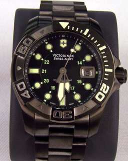 Victorinox Swiss Army Watch Dive Master 500 Gunmetal Steel 241429 NEW 