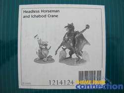 Disney WDCC LE 3500 Mr Toad HEADLESS HORSEMAN & ICHABOD CRANE 2 Figure 
