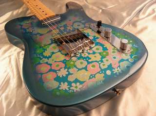 2000 Fender Japan 69 Reissue Blue Floral Telecaster 1969 RI Tele CIJ 