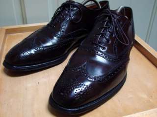 Brooks Brothers Alden Wing Tips Shell Cordovan, 10.5, Beautiful #8 