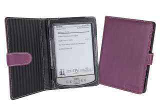   Kindle (Latest Generation, October 2011) Purple Leather Case  