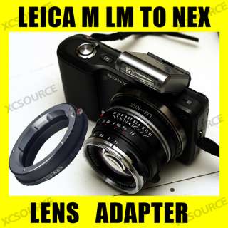   Adapter Leica M LM Lens to Sony NEX 3 NEX 5 NEX 3C E Mount Ring DC80
