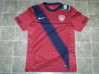 US USA Mens Soccer Jersey Nike NWT Dri Fit Retail $150  