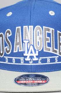 American Needle Hats The Los Angeles Dodgers Arched Snapback Hat in 