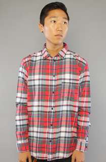 Cheap Monday The Neo Buttondown Shirt in Blue Red Check  Karmaloop 