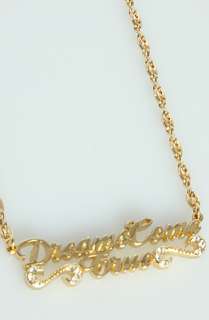 Disney Couture Jewelry The Dream Come True Nameplate Necklace 