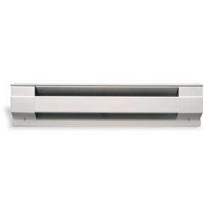   120 Volt Electric Baseboard Heater White 2F500 1W 