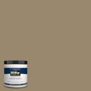 BEHR Premium Plus 8 oz. Mississippi Mud Interior/Exterior Paint Tester 