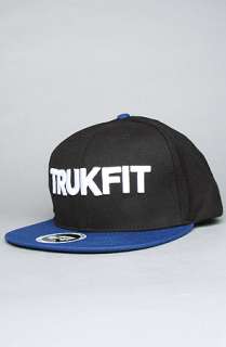 TRUKFIT The Trukfit Original Snapback Cap in Black Blue  Karmaloop 
