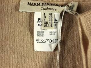 Maria Di Ripabianca 100% Cashmere Wrap Sweater 6 NEW  