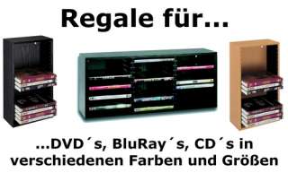 Weitere Medien Regale für CD, DVD und Blu Ray Disc finden Sie in 