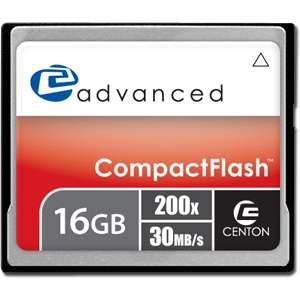 Centon 16GBACF200X Advanced CF Flash Memory Card   16GB, 200X at 