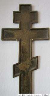 Kreuz Russland 19 Jh Original Bronze Orthodoxes Kreuz  