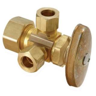   Brass Multi Turn Dual Outlet Valve CR1901LR R1 at The Home Depot
